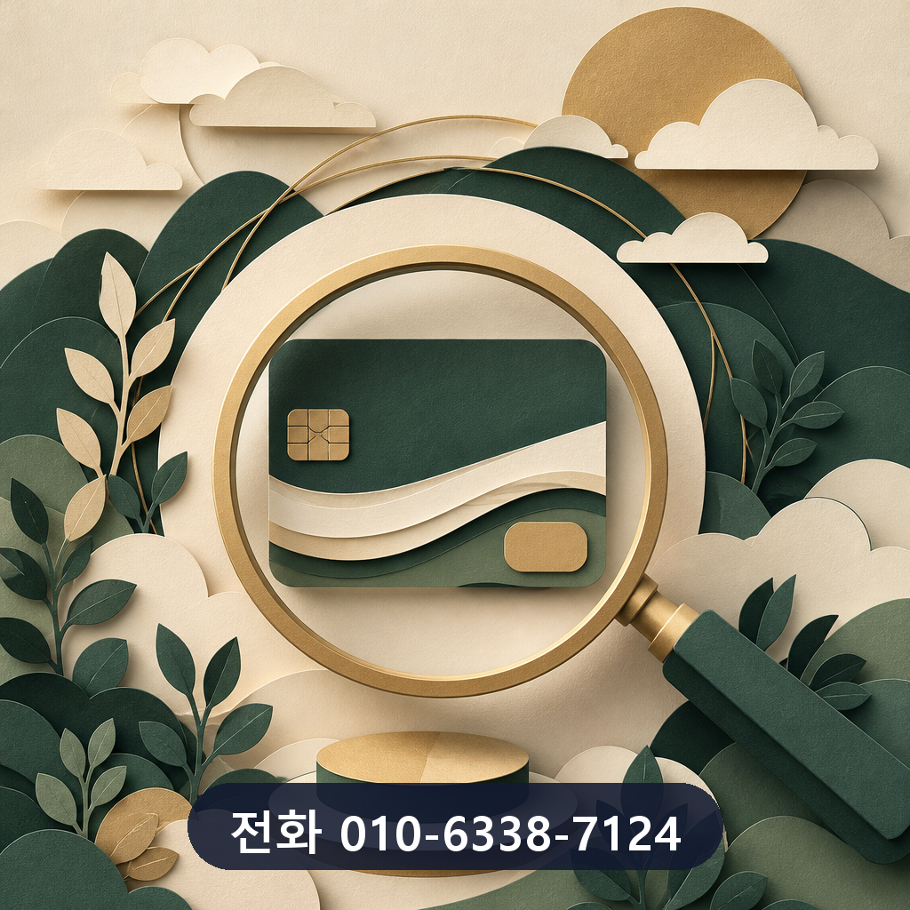 카드 한도 현금화 한도 확인 이미지