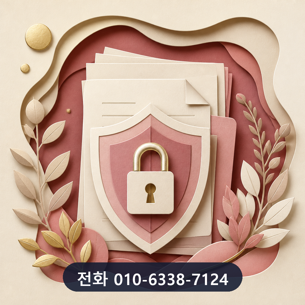 카드 한도 현금화 개인정보 보호 이미지